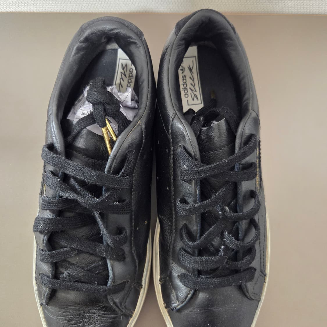 Adidas 아디다스 슬릭 운동화 블랙 235 상품이미지3