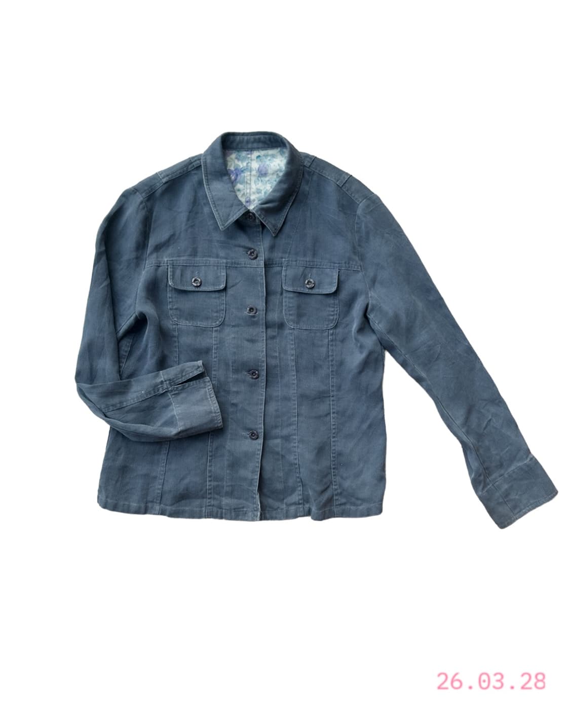 Blue Grey Jacket 블루그레이 텐셀 자켓 상품이미지2