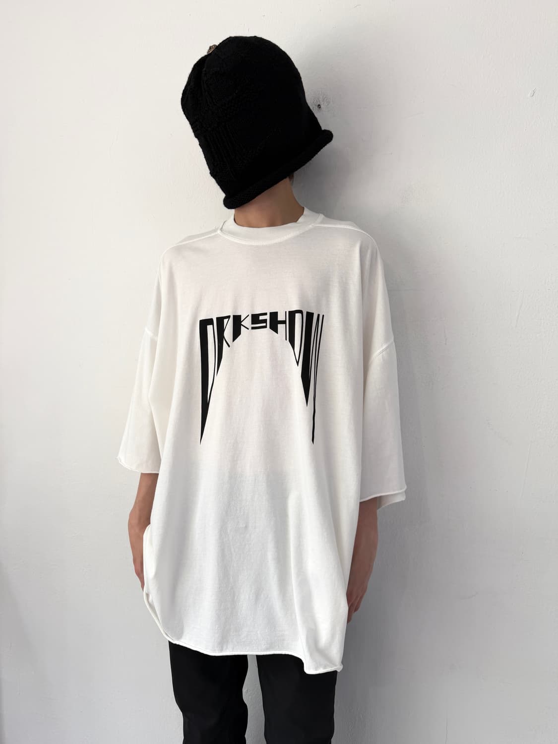 릭오웬스 DRKSHDW Tommy 오버핏 반팔 밀크 상품이미지2