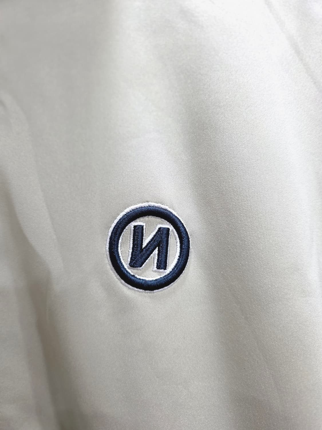 공용)9090 N 로고 심플 트랙 자켓 아이보리 L 상품이미지4