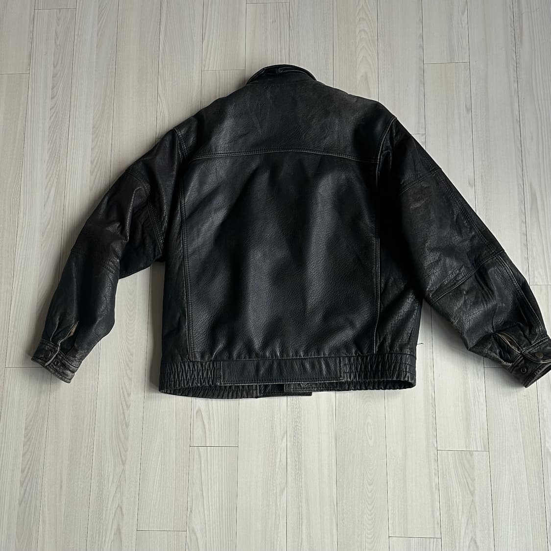 빈티지 소가죽자켓 M 상품이미지4