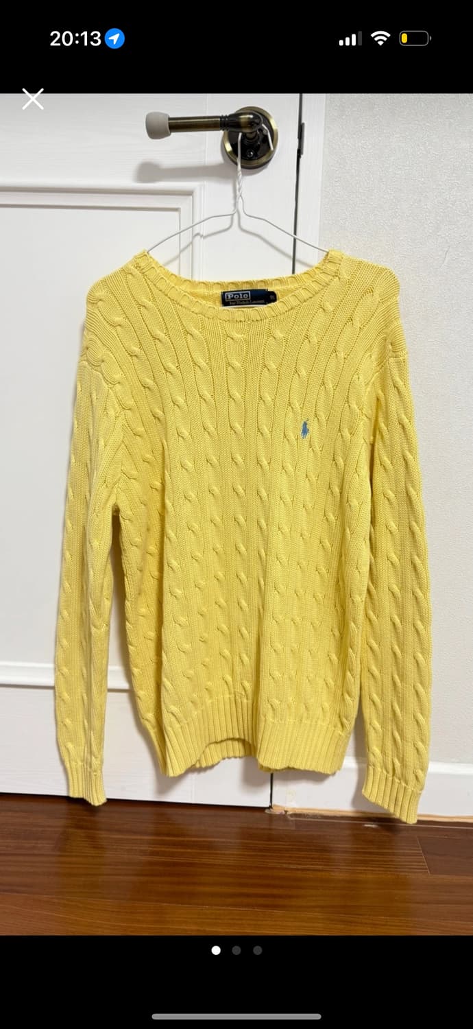 폴로 케이블 니트 상품이미지1