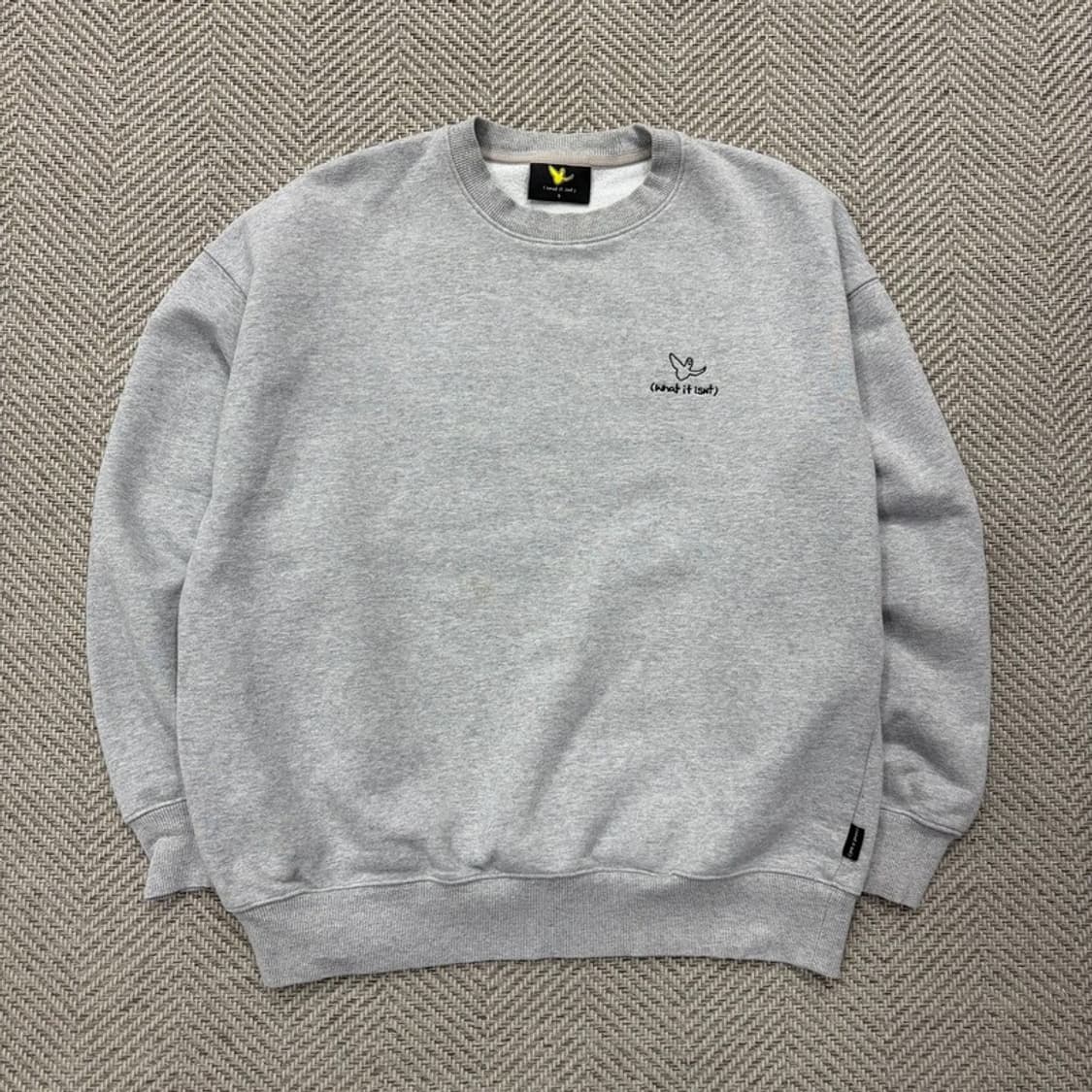 와릿이즌 베이직 로고 맨투맨 v2245 상품이미지1