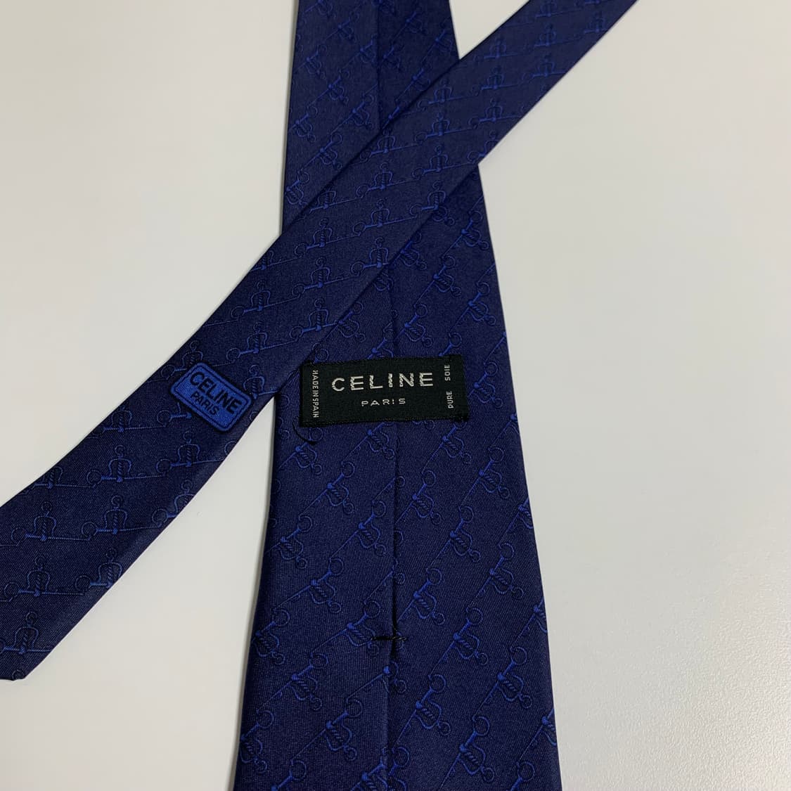 셀린느(CELINE) 기하학적패턴 100실크 명품넥타이 결혼식룩 코디 상품이미지5