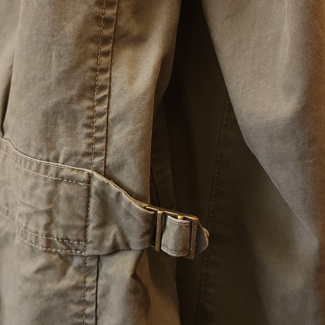 90s 폴로 랄프로렌 밀리터리 필드자켓 모터사이클 그린 L 상품이미지9