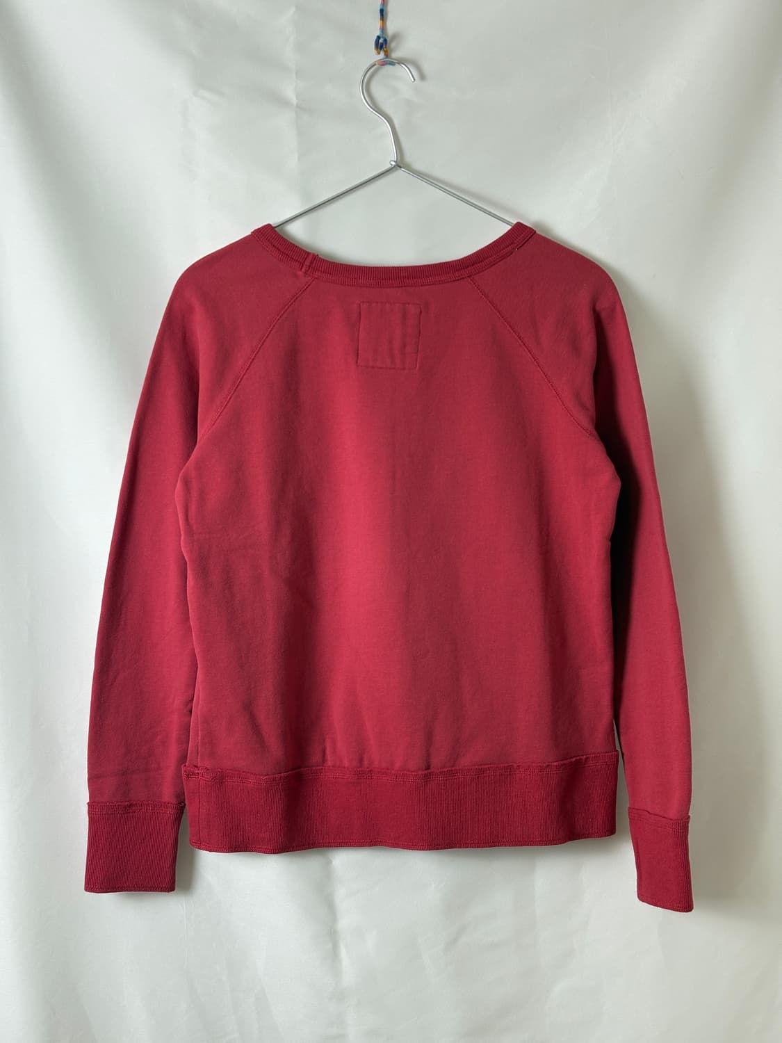 브라이트 레드 맨투맨 상품이미지7