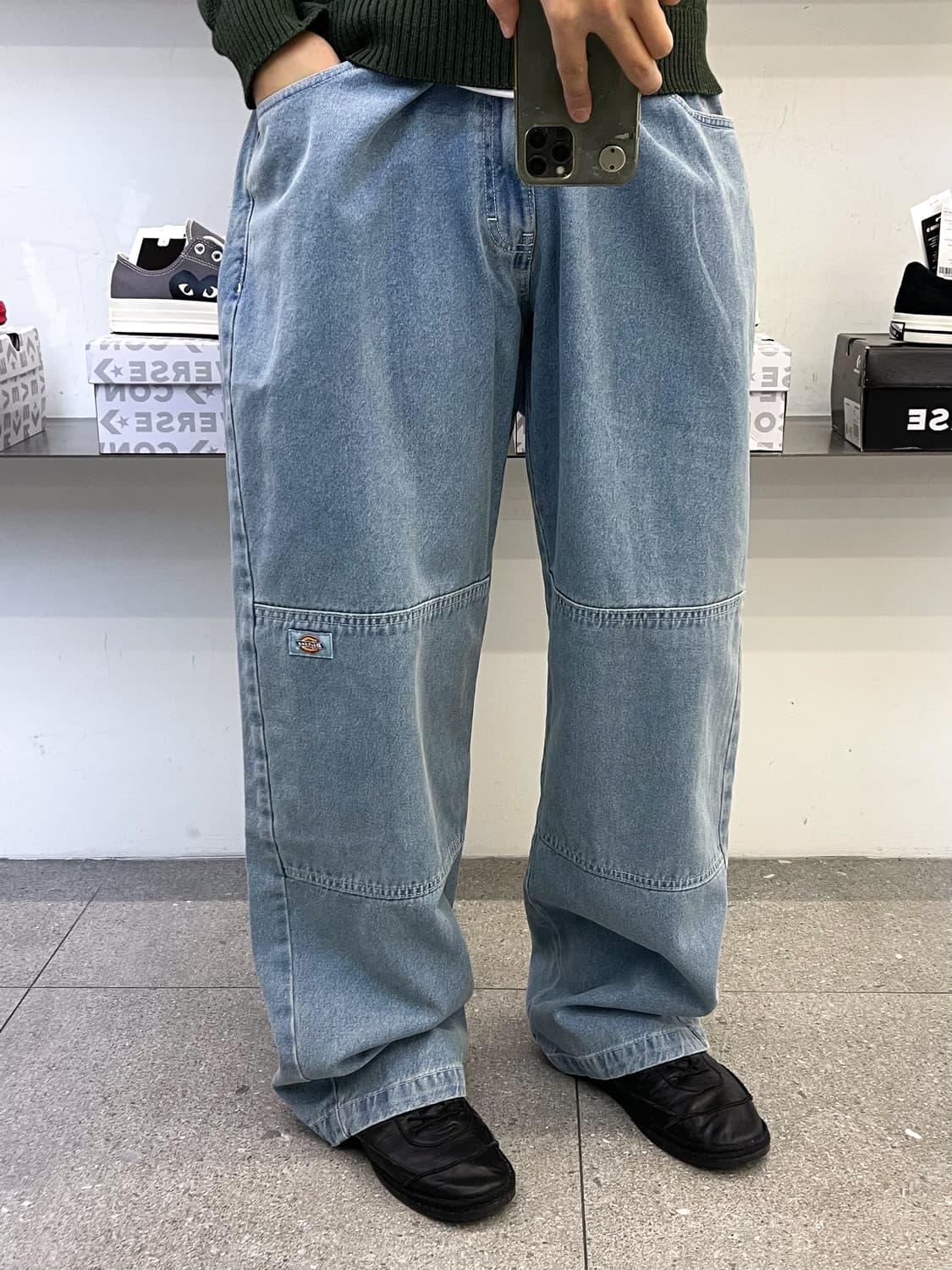 디키즈 더블 니 점보 데님 팬츠 상품이미지2