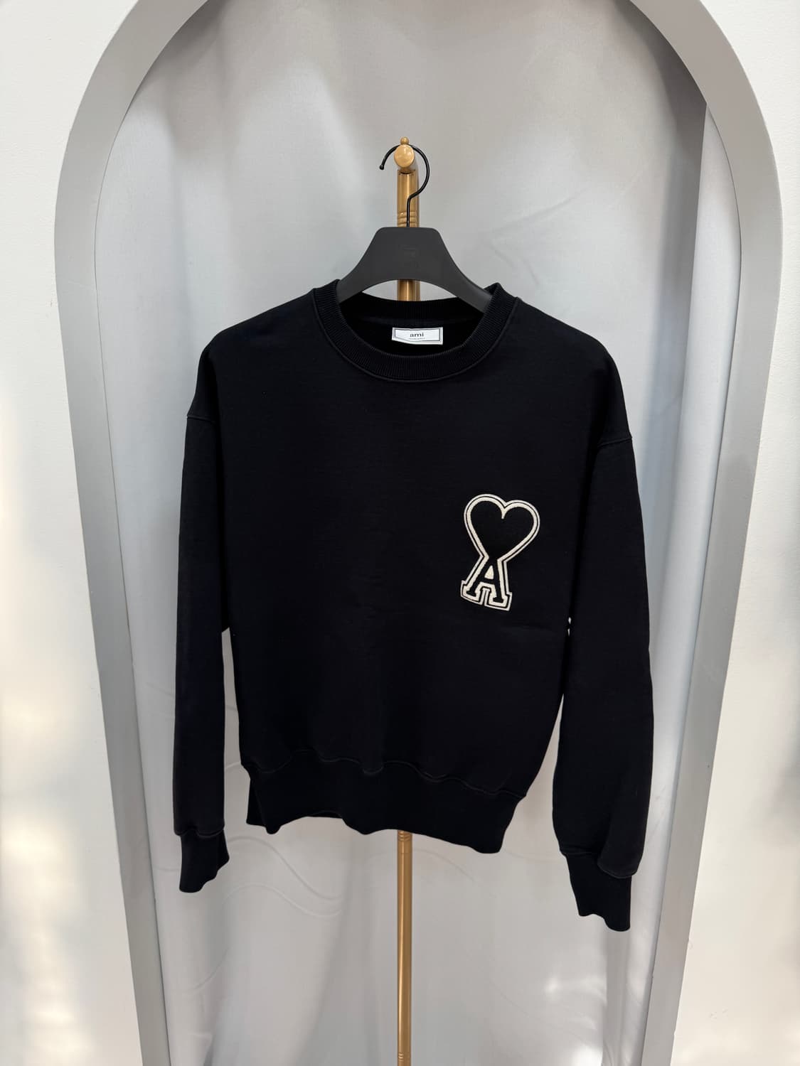 아미 빅하트 자수 맨투맨 L사이즈 상품이미지1