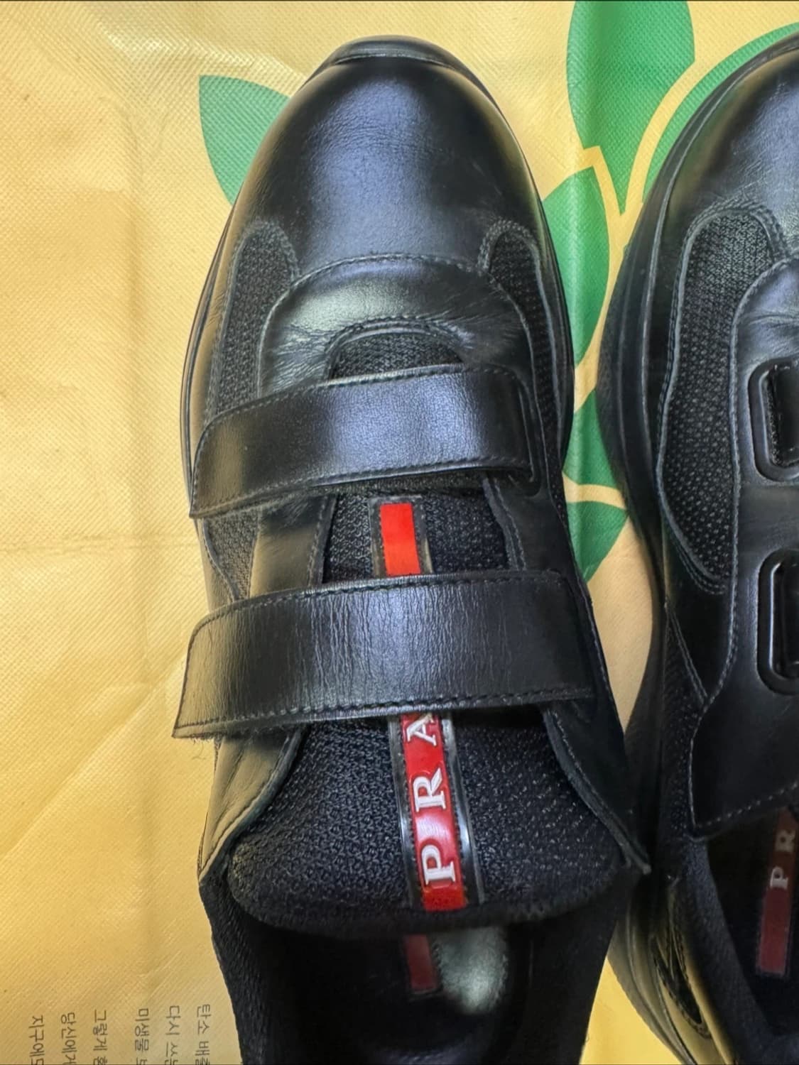 [프라다/아메리카컵] 벨크로 레더 스니커즈 / OS 상품이미지2