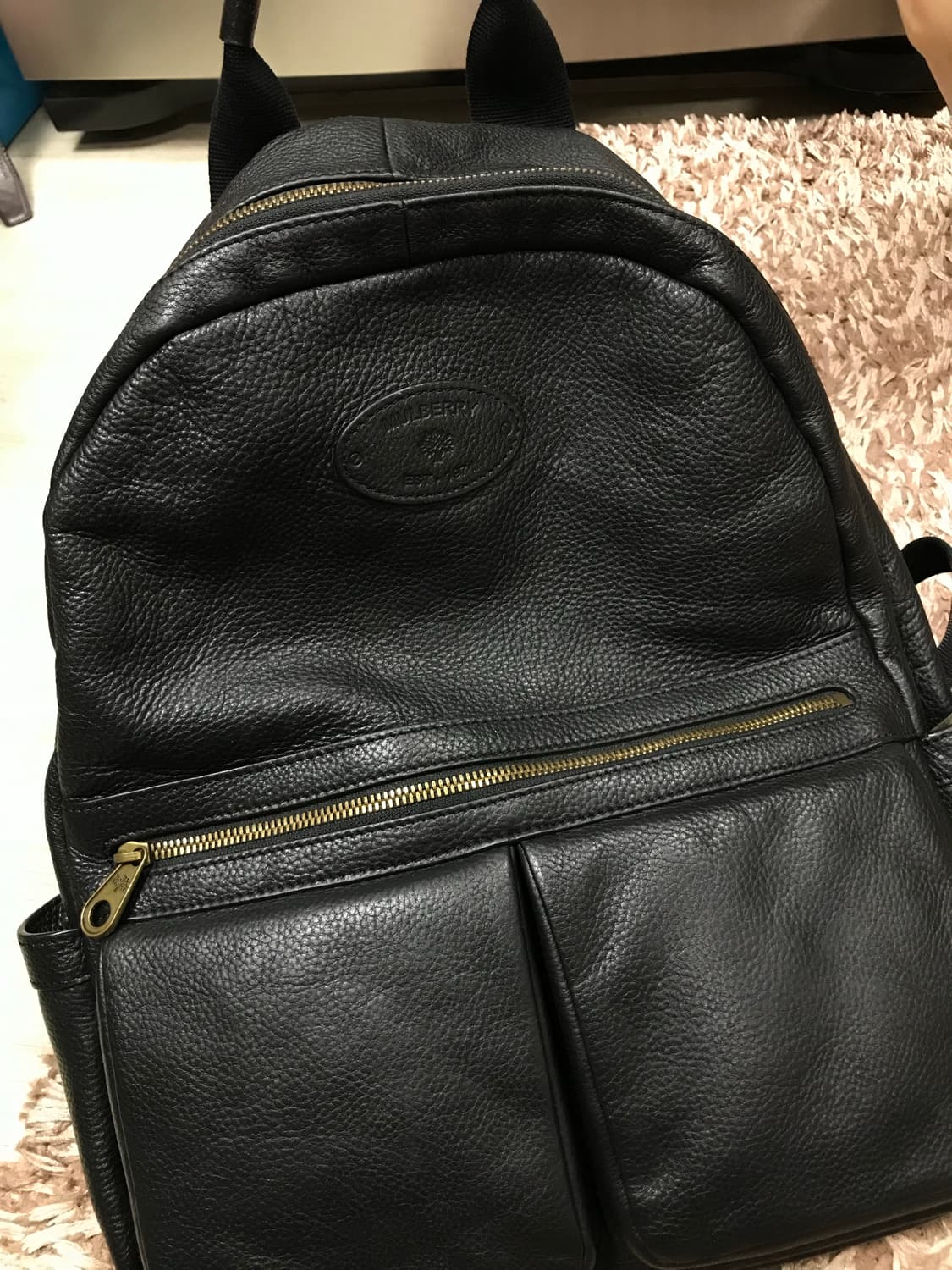 멀버리 가죽 백팩 상품이미지1