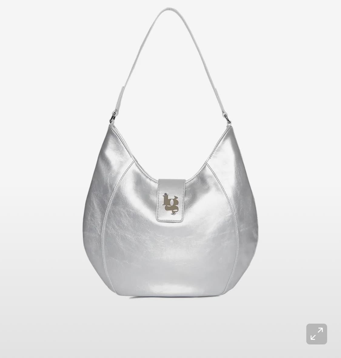 일리고 라인 호보백 실버 상품이미지1