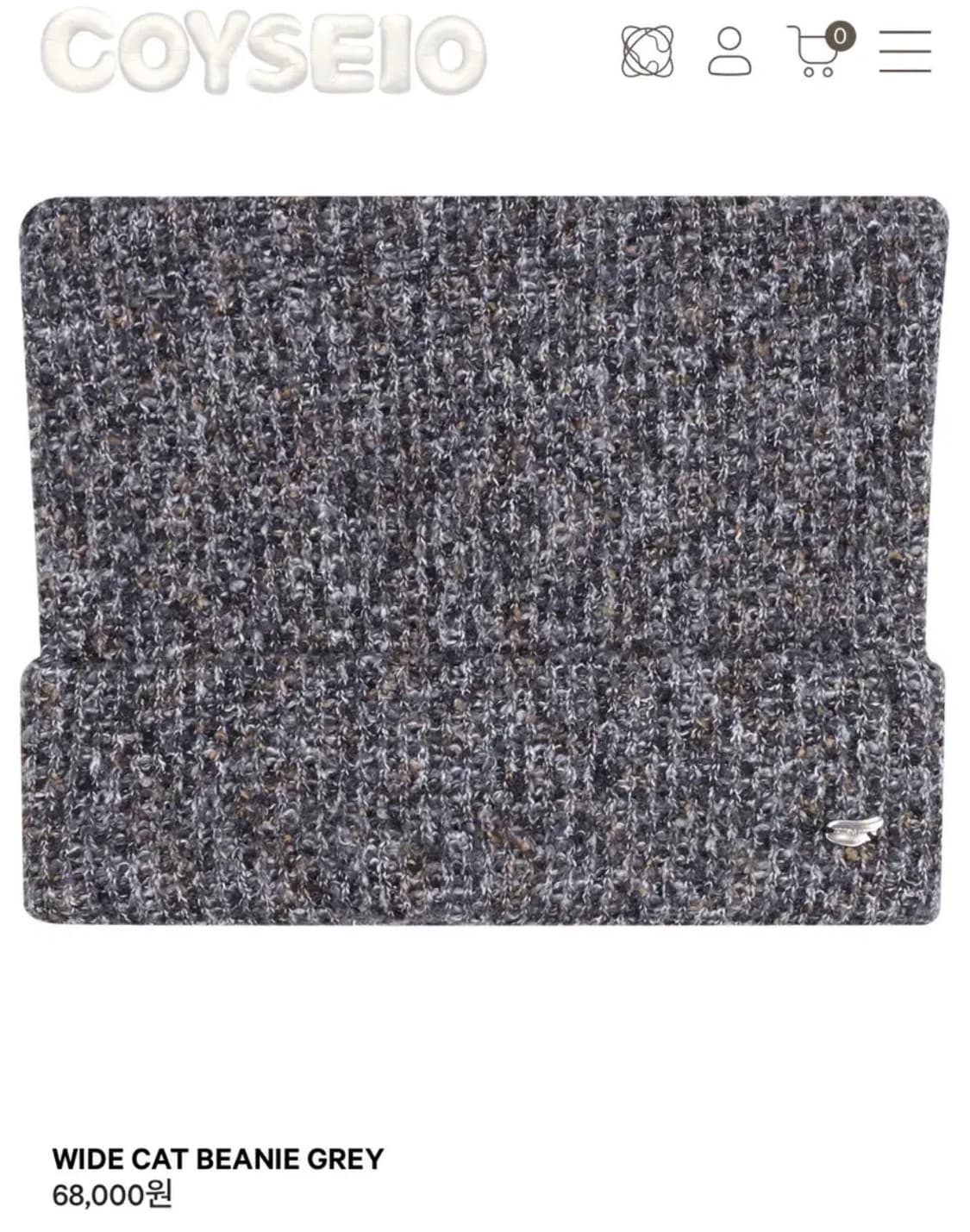 코이세이오 캣비니 그레이 상품이미지1