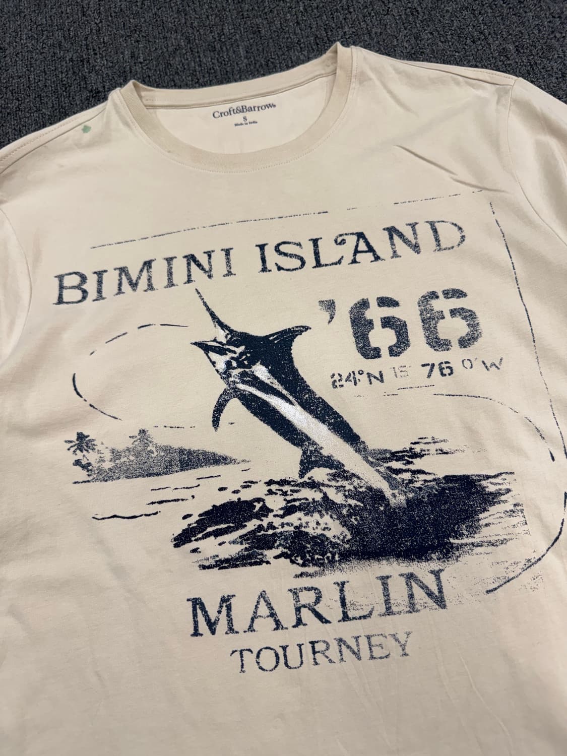 S)Croft&Barrow 빈티지 프린팅 반팔 상품이미지2