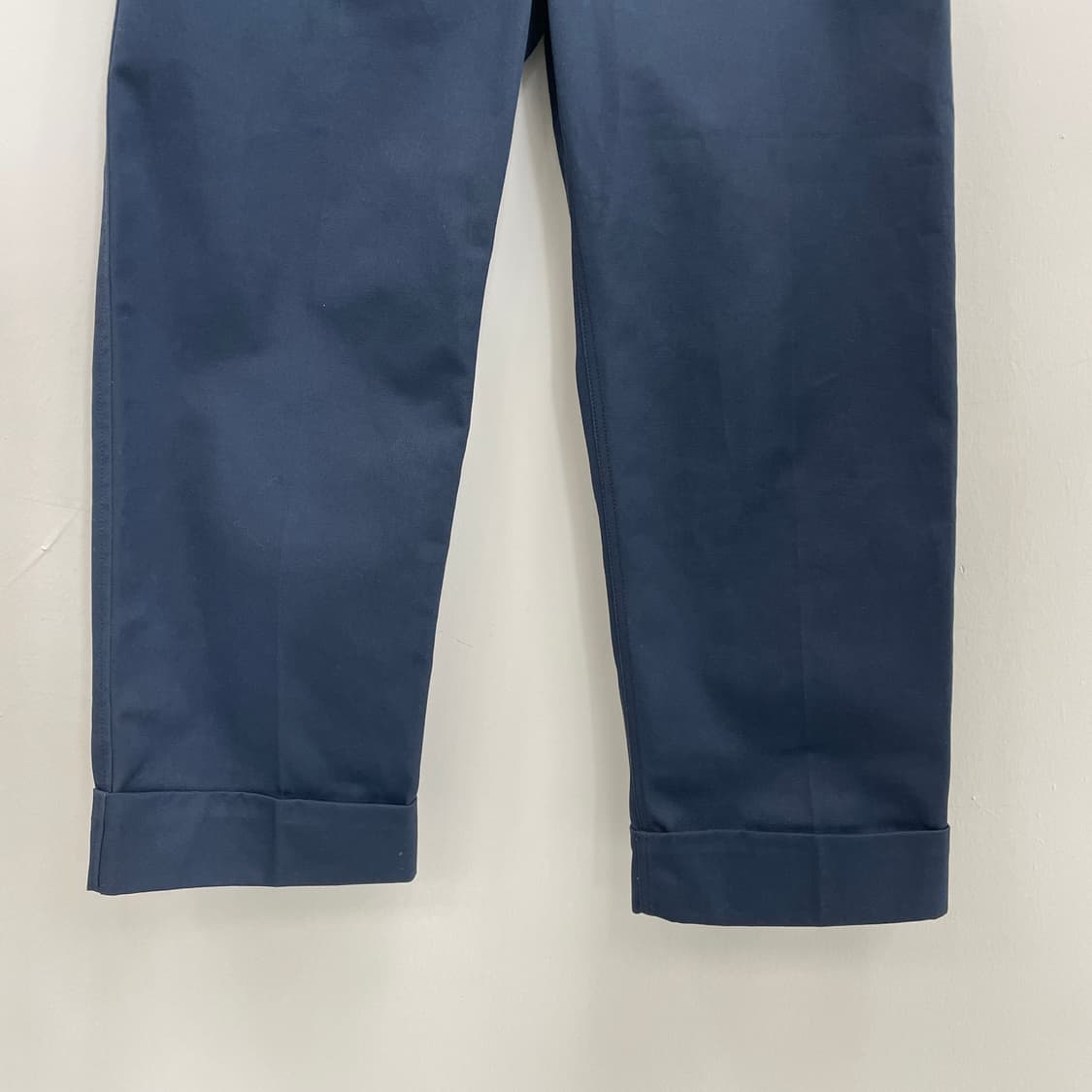 아크네 스튜디오 네이비 롤업 와이드 코튼 팬츠 상품이미지4