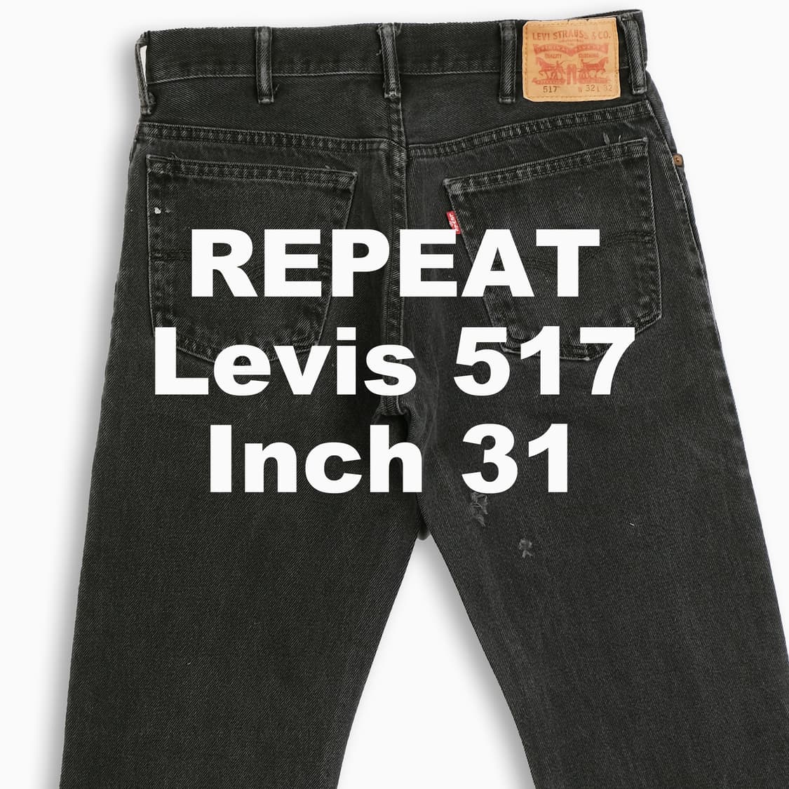 빈티지 리바이스 517 흑청 블랙진 31 인치 LV5173296 상품이미지1