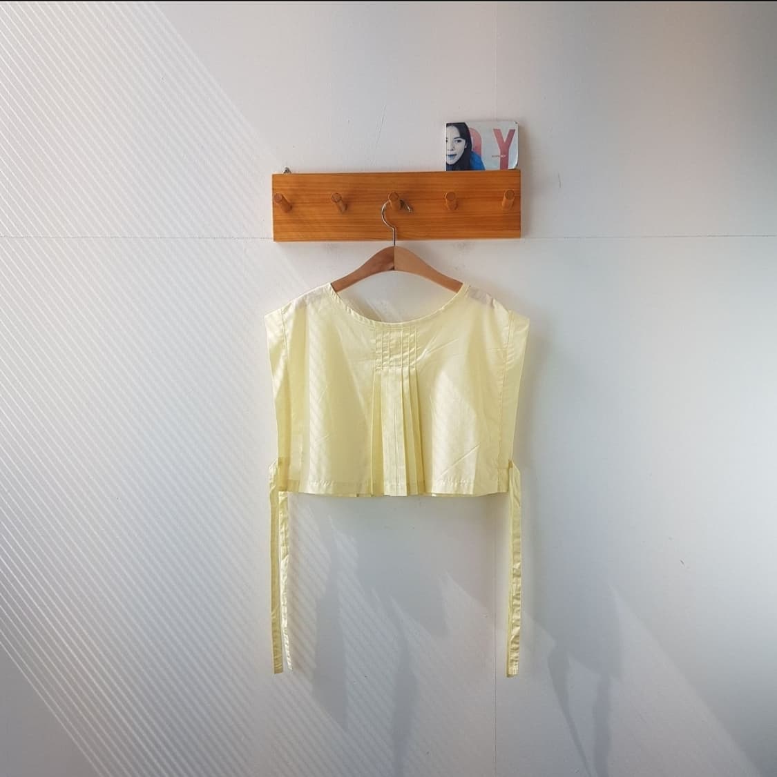 프릭스토어 벌룬 슬리브 베스트 레이어드 원피스 상품이미지9