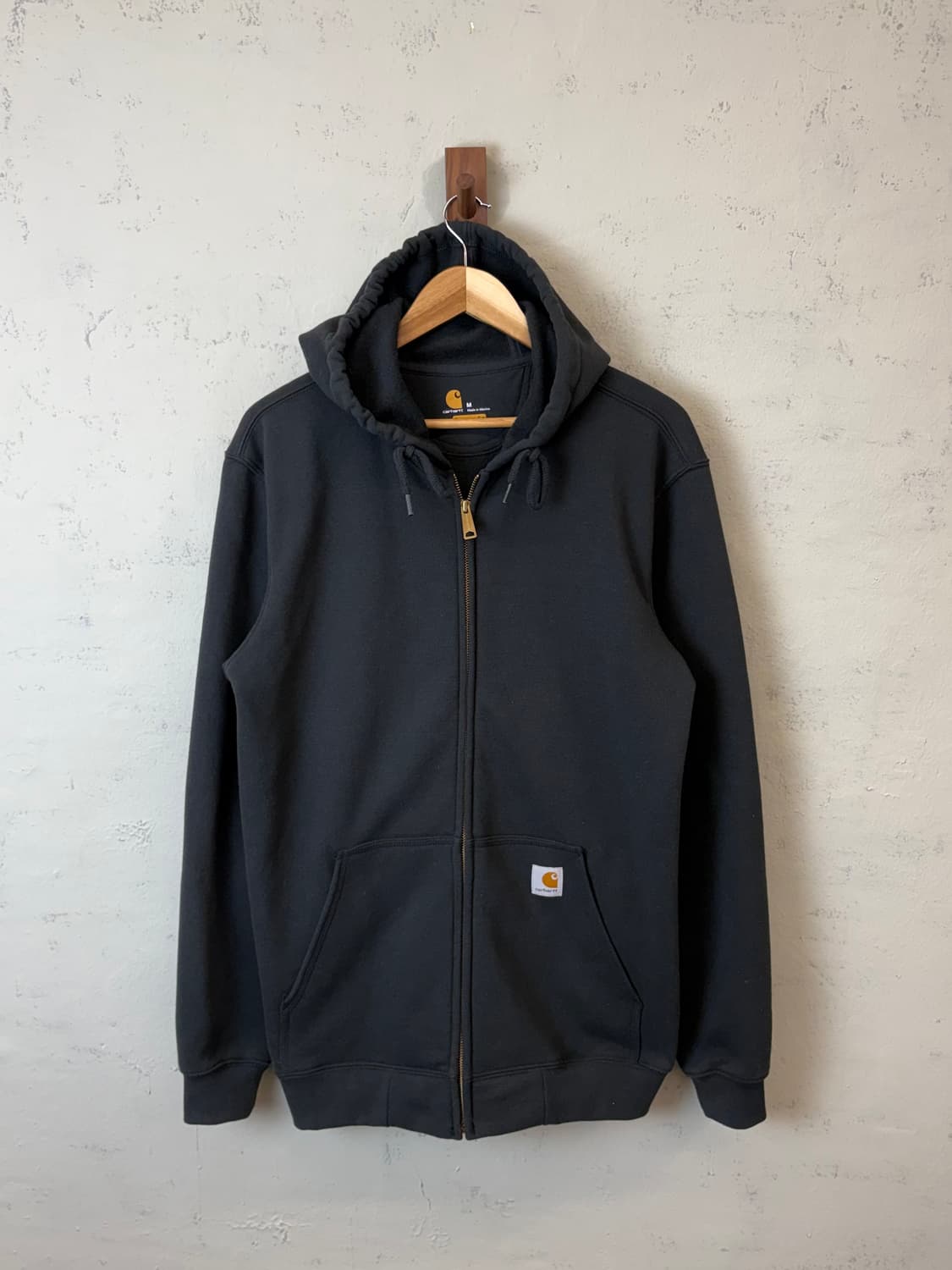 칼하트 오리지날핏 후드집업 블랙 상품이미지1