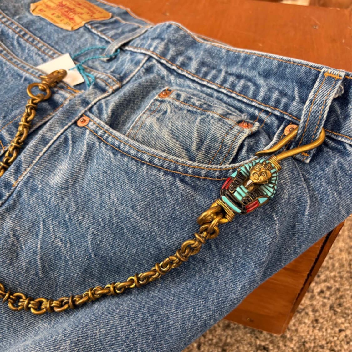 인디언쥬얼리 네이티브아메리칸 왈렛체인 키홀더 상품이미지2