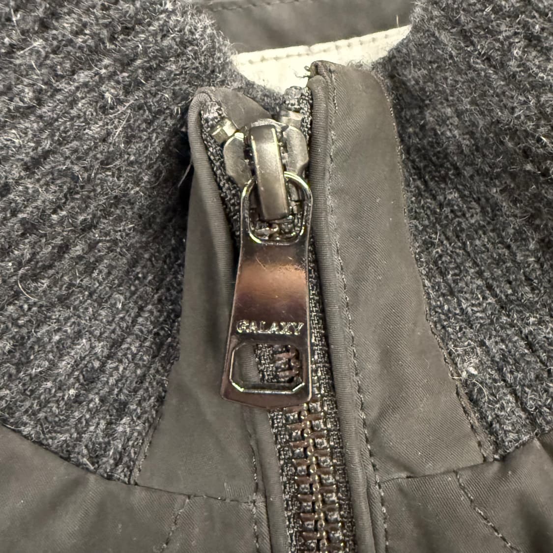 [정품/110] cardinal 블랙 퀄팅 니트 베스트 조끼 b17 상품이미지6