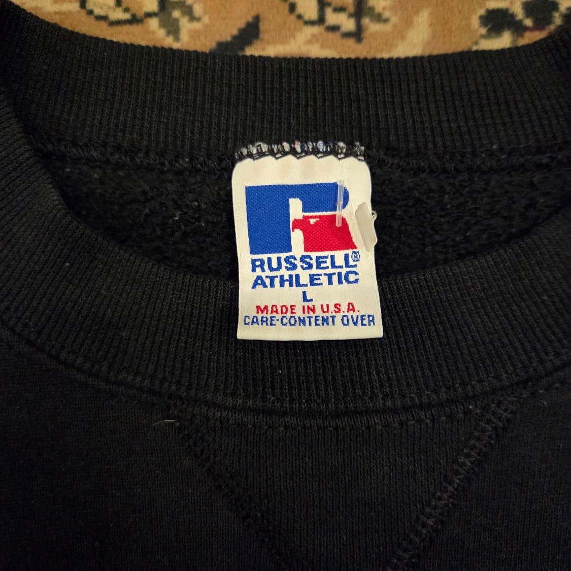 90s 러셀 플레인 스웨트 맨투맨 L made in usa 상품이미지3