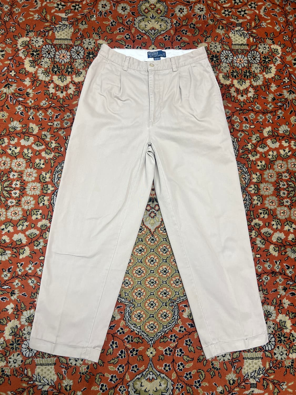 [30] 폴로 랄프로렌 빈티지 베이지 치노 팬츠 상품이미지1