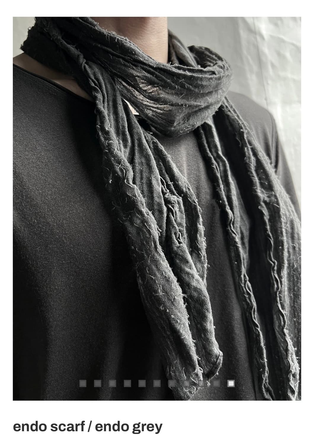 Blackmerle endo scarf 상품이미지6