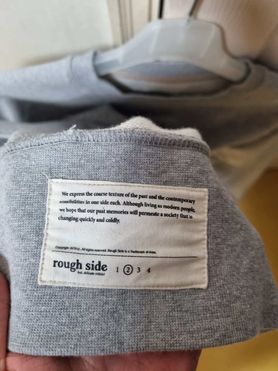 러프사이드 블렌디드 스웻 맨투맨 2사이즈 미디움그레이 상품이미지2