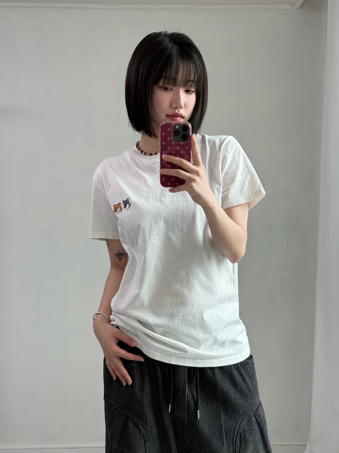 메종키츠네 여우 반팔티 상품이미지3