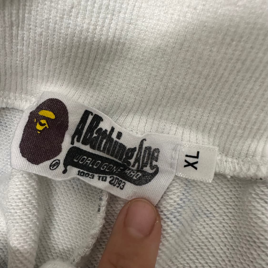 BAPE 베이프 샤크 카모 반바지 화이트 XL 상품이미지7