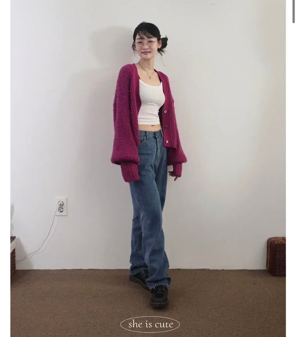 쉬이즈큐트 플러피 가디건 상품이미지2