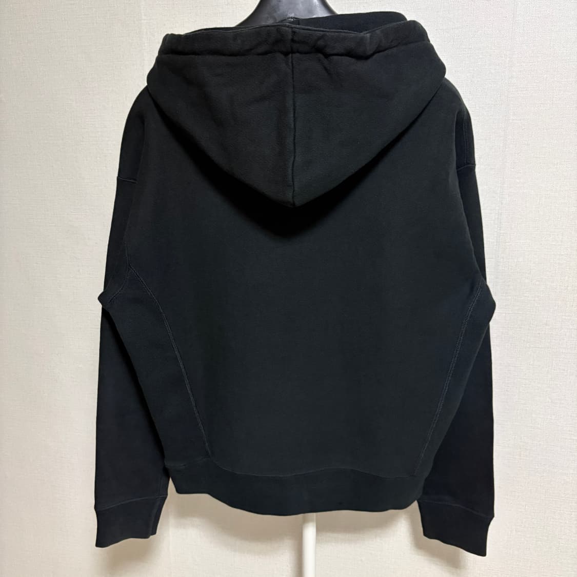 챔피온 리버스위브 기모 로고 후드티 / 블랙, M 상품이미지8