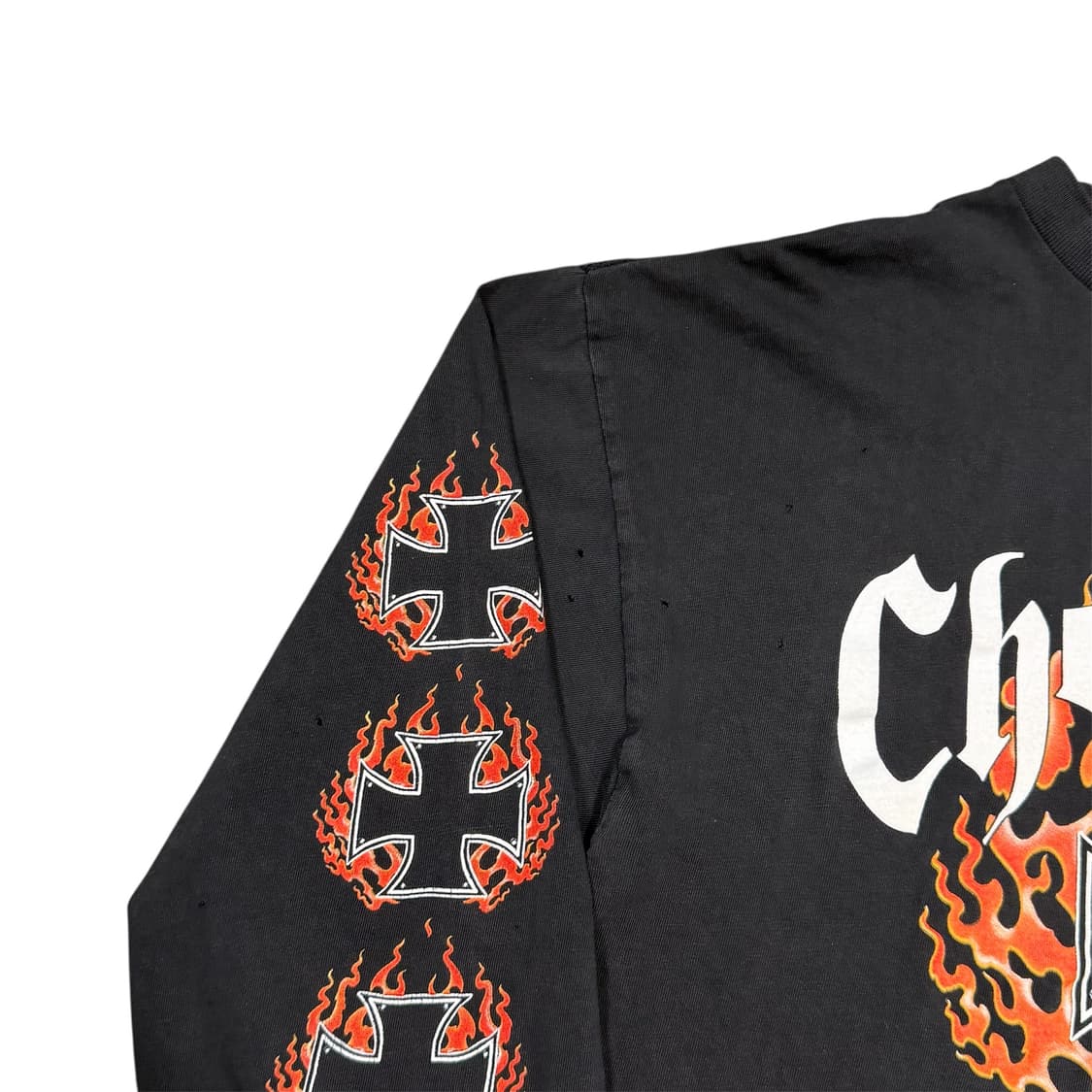 빈티지 Choppers Flaming Cross 롱슬리브 상품이미지6