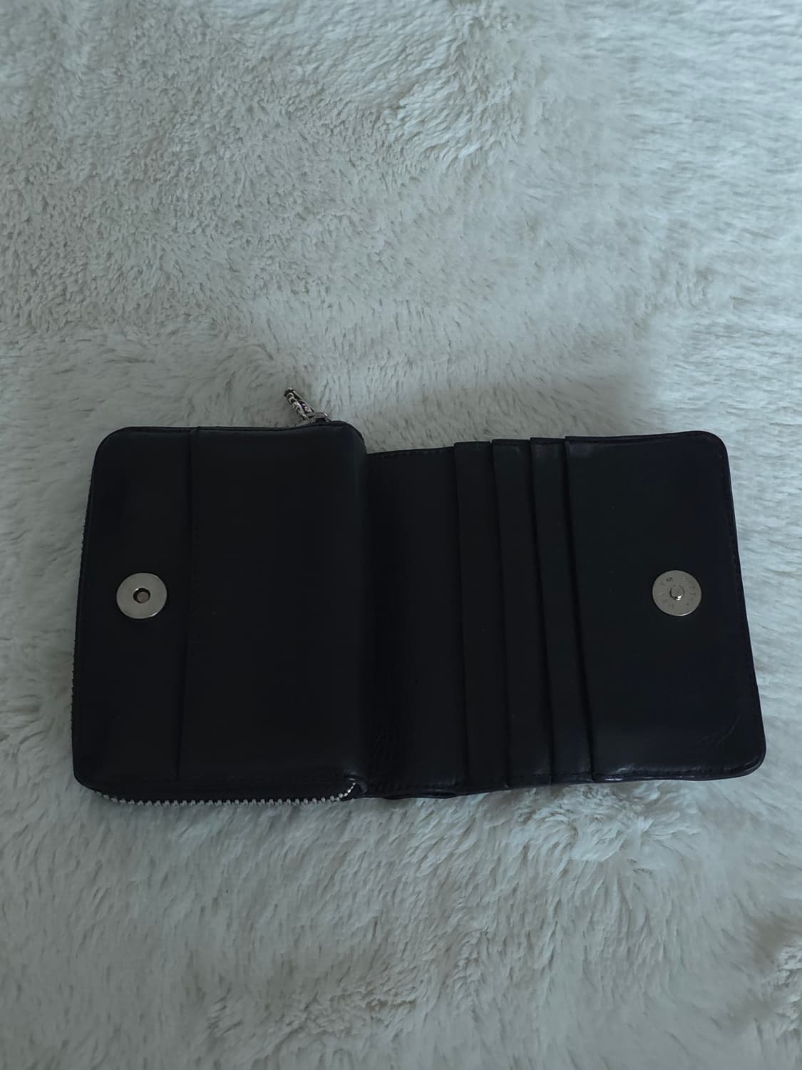 [OS] 크롬하츠 스퀘어 집빌 레더 지갑 블랙 상품이미지10