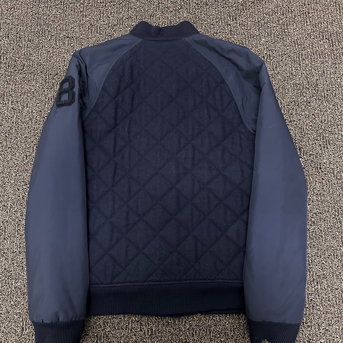 타미힐피거 퀄팅 봄버 점퍼 자켓 네이비 상품이미지5