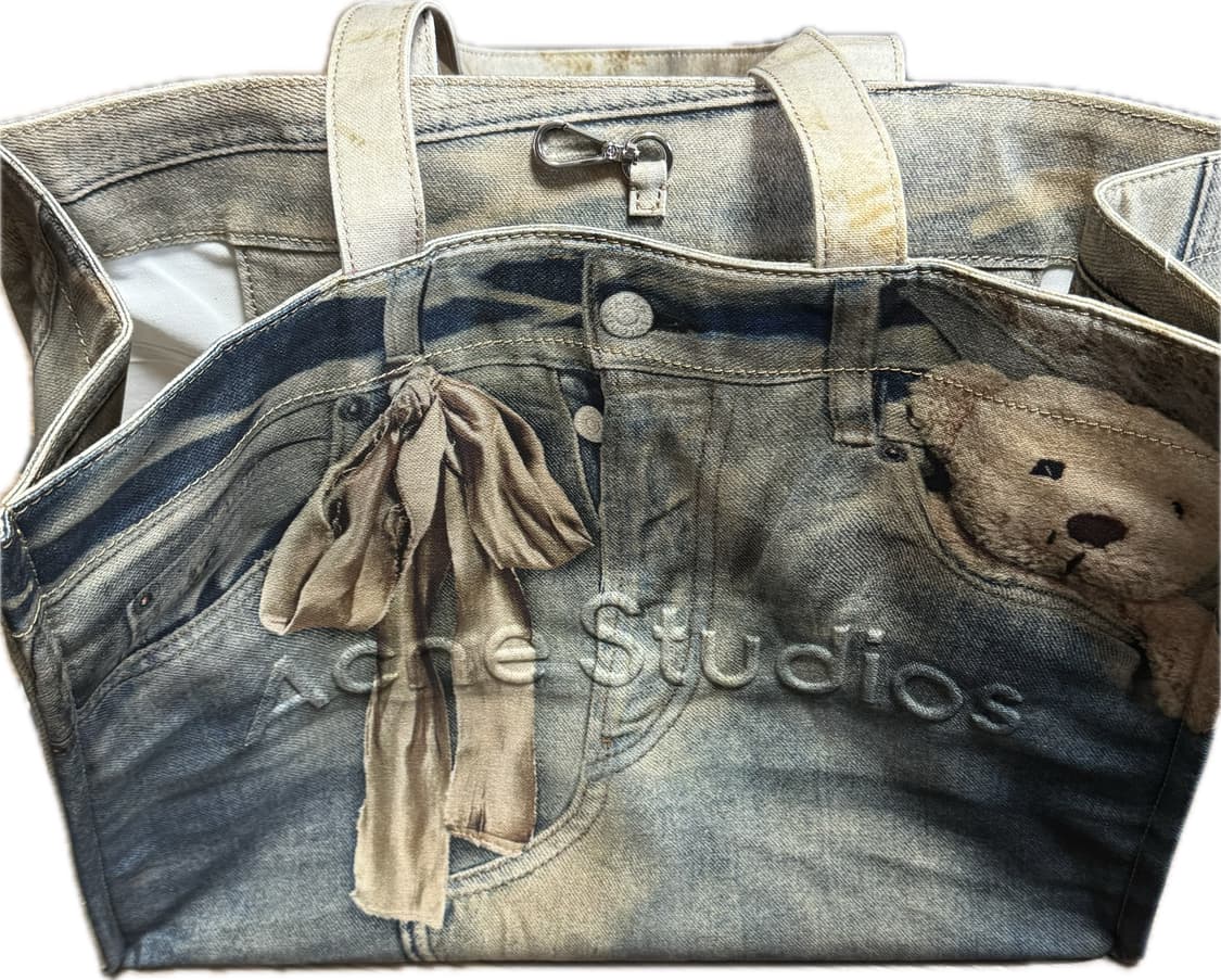 아크네스튜디오 테디 데님 쇼퍼 토트백 상품이미지1