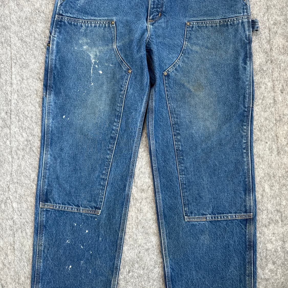 [33X30] 칼하트 B73 DST 더블니 데님 팬츠 루즈 오리지널 핏 상품이미지3