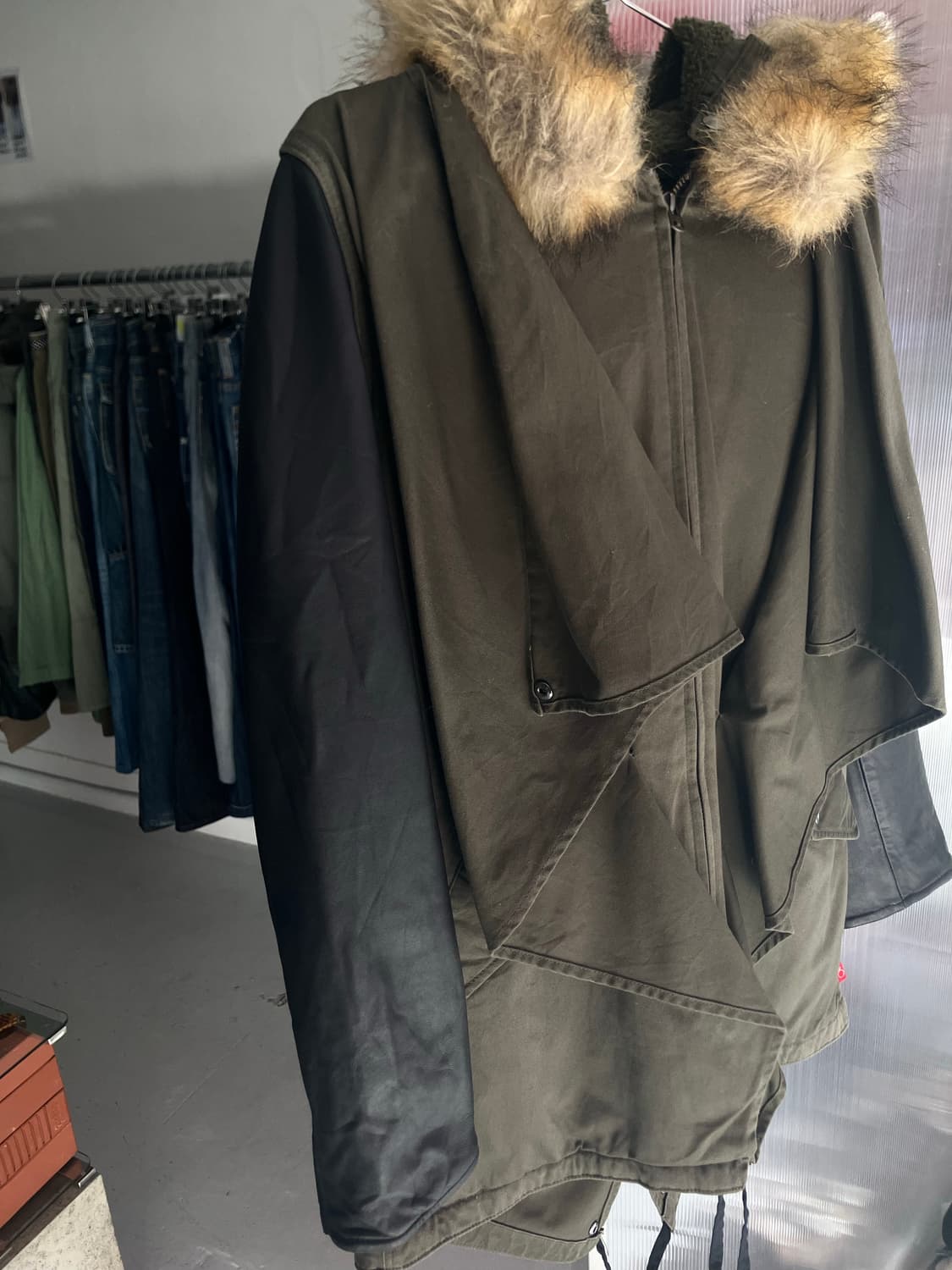 후드 피쉬테일 야상 상품이미지2