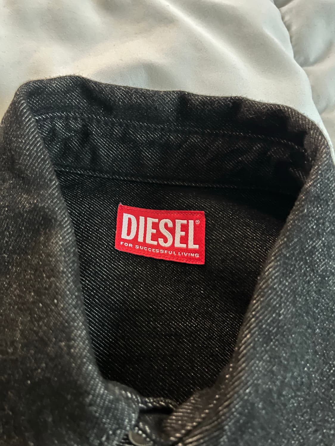 디젤 D 오션 웨스턴 셔츠 - 블랙:다크 그레이 M 상품이미지5