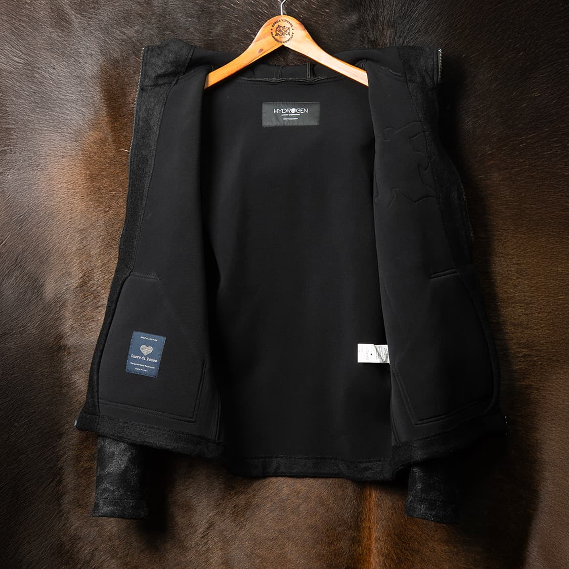 [100] Hydrogren 하이드로겐 블랙+그레이 카모 후드집업  상품이미지10