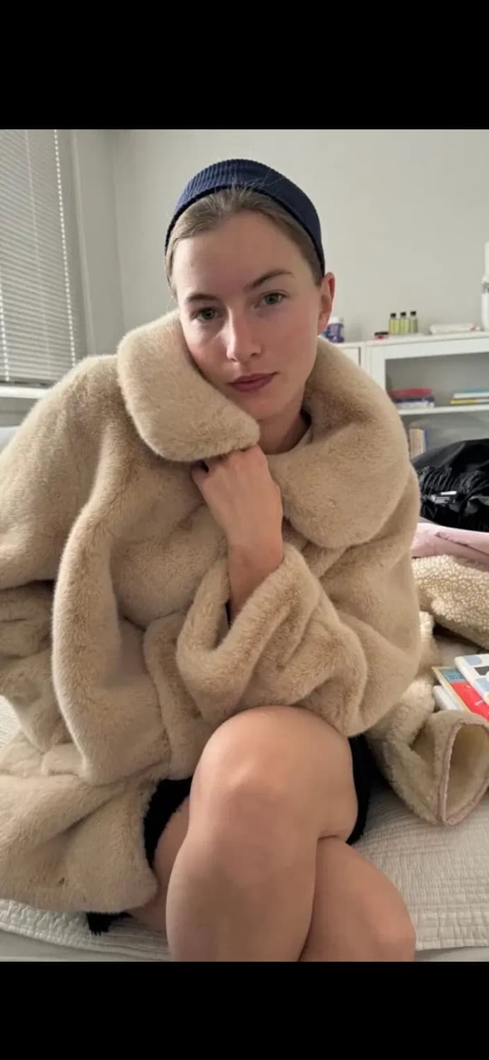 모네 에디트 퍼자켓 리본빛 퍼자켓 상품이미지4