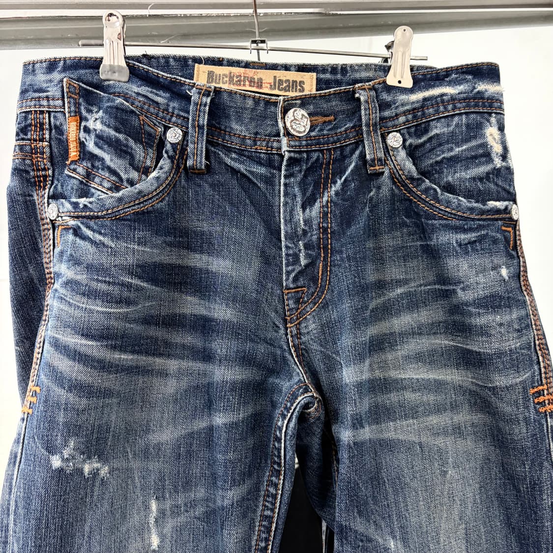 버커루 크롬 플레어 데님 팬츠 상품이미지8