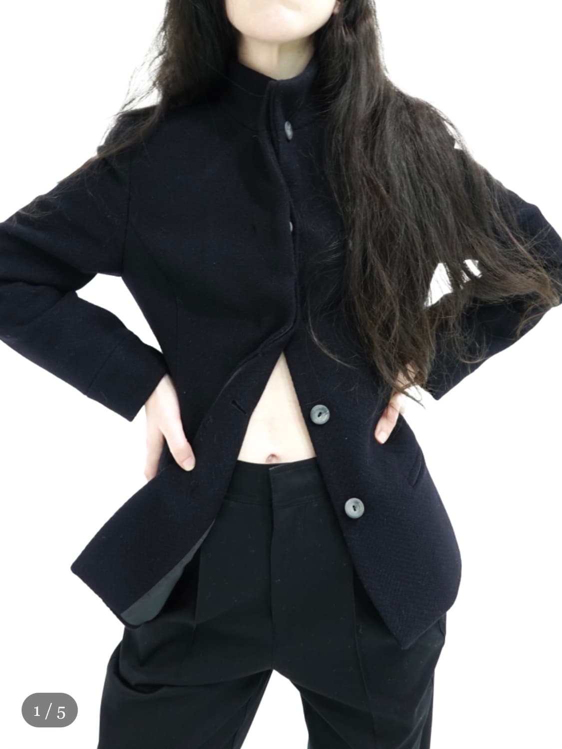 에옹쓰 Ka Half Wool Coat 상품이미지1