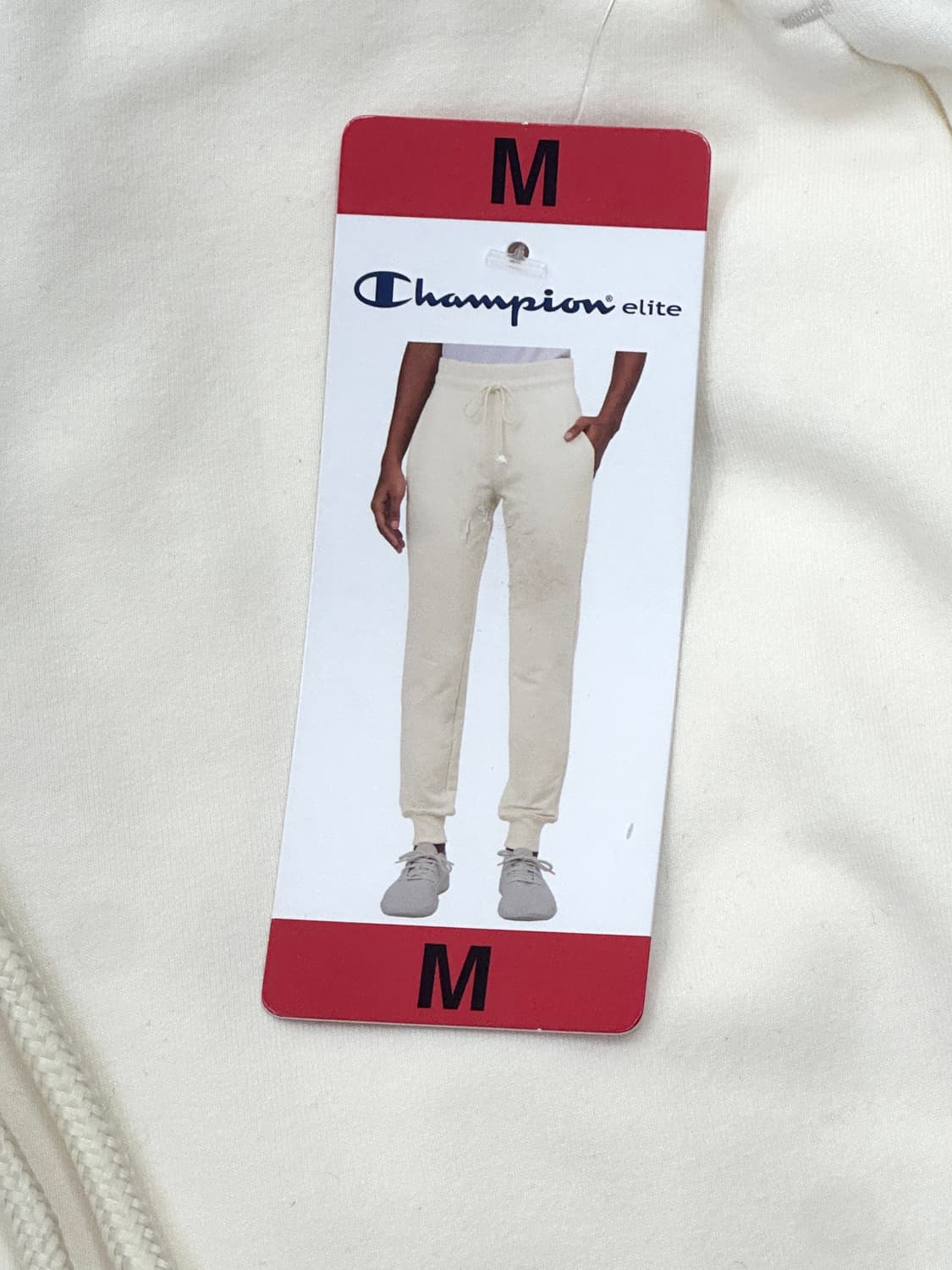 챔피온 아이보리 테리조거팬츠 러닝 운동복 트레이닝바 지 (새것) 상품이미지5