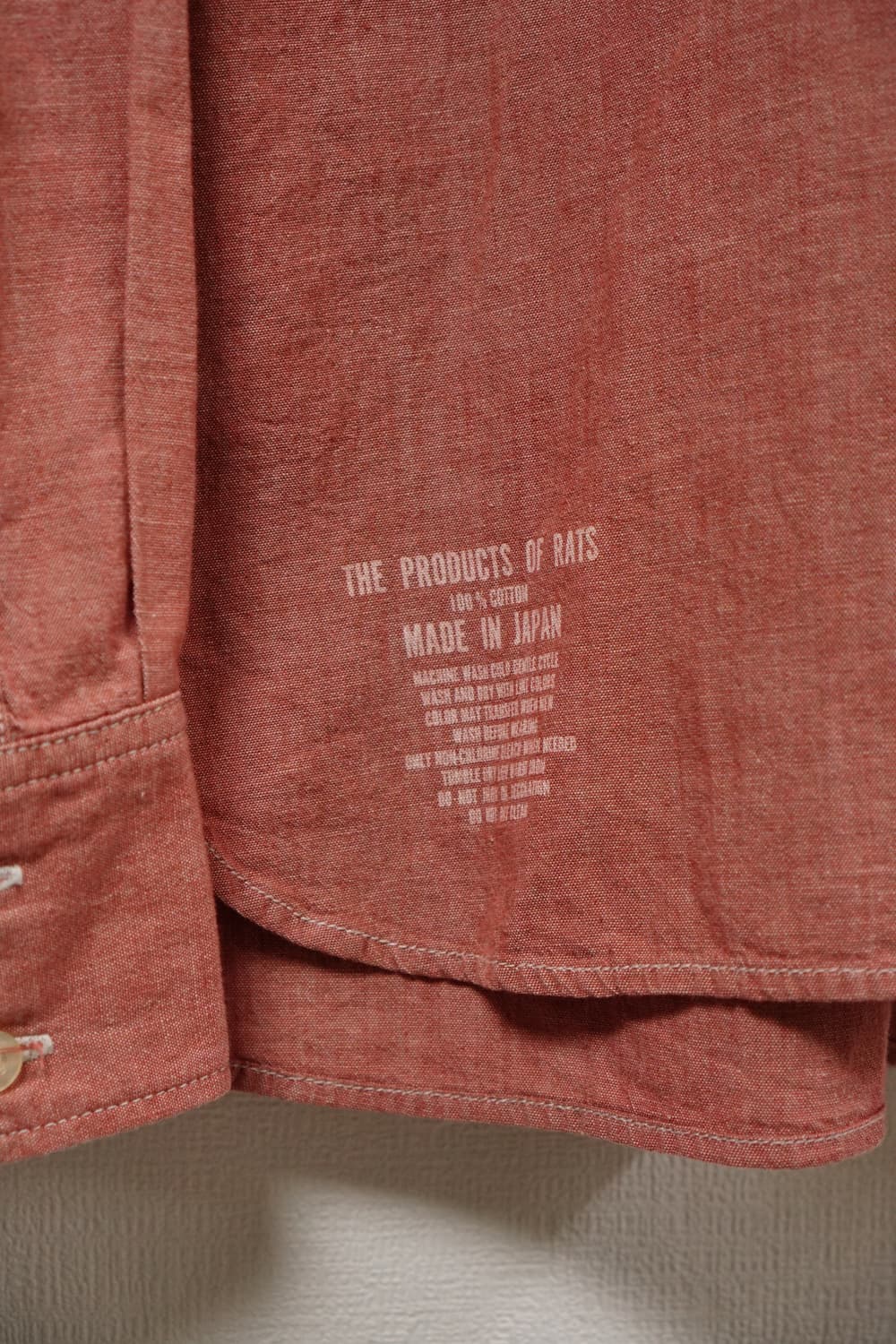 RATS 웨스턴 샴브레이 셔츠 상품이미지4