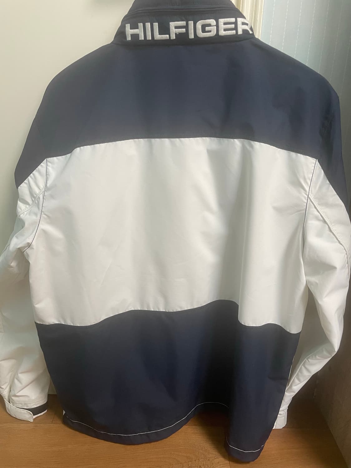 타미힐피거 바람막이 자켓 L 네이비/화이트 상품이미지2