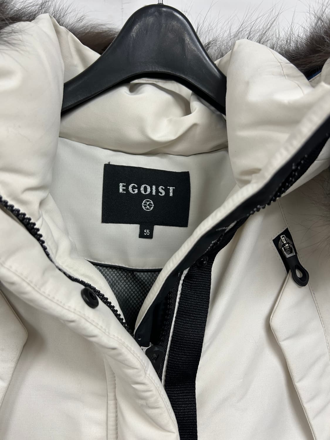 에고이스트 여성 덕다운 패딩 아이보리 55 상품이미지2