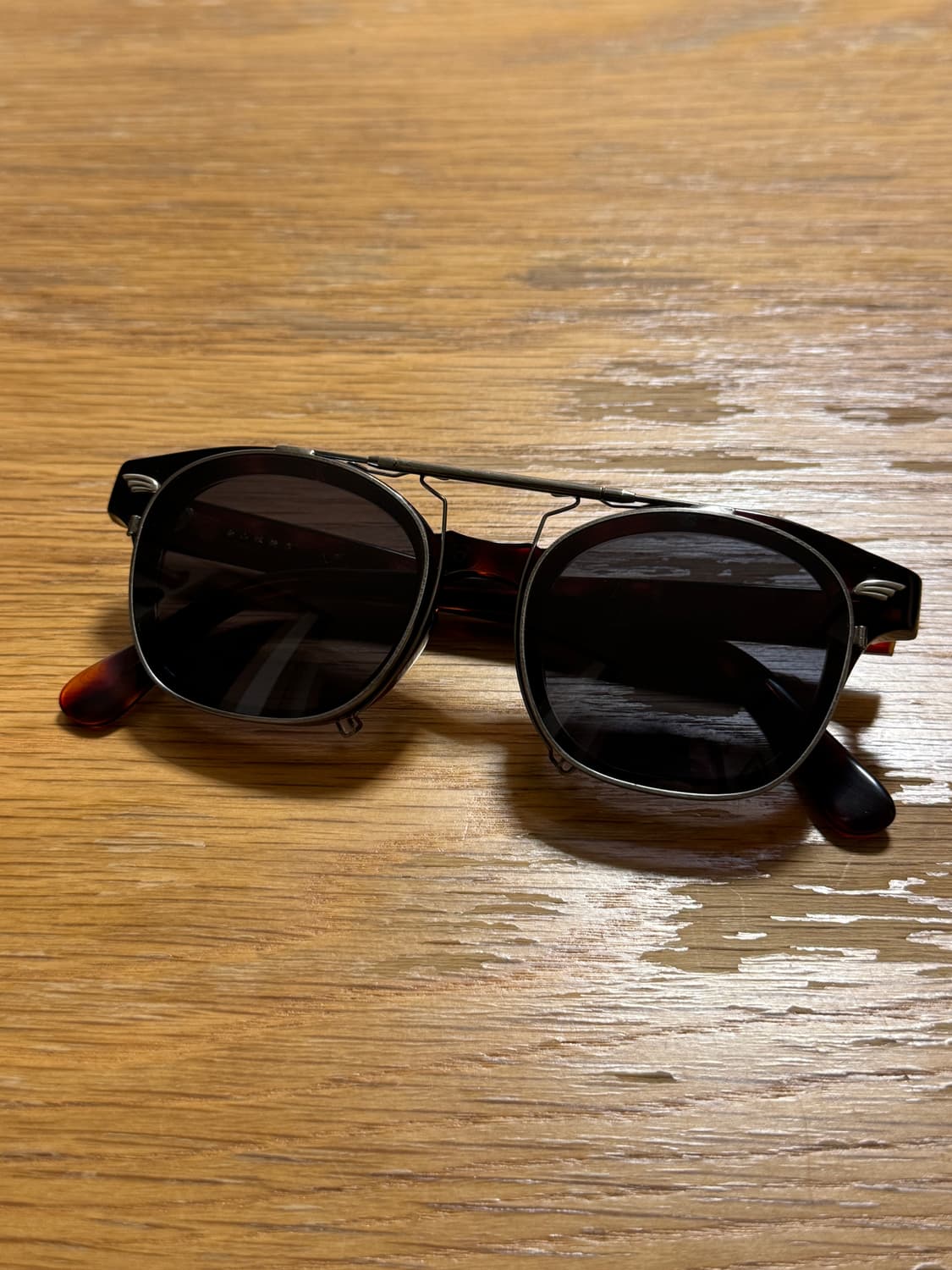 하쿠산메가네 백산안경 윕스 안경 + 선글라스 클립 상품이미지5