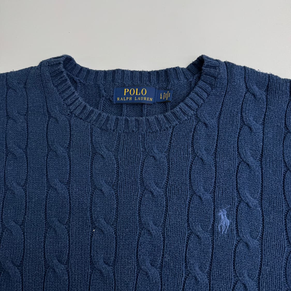 폴로 케이블 니트  상품이미지3