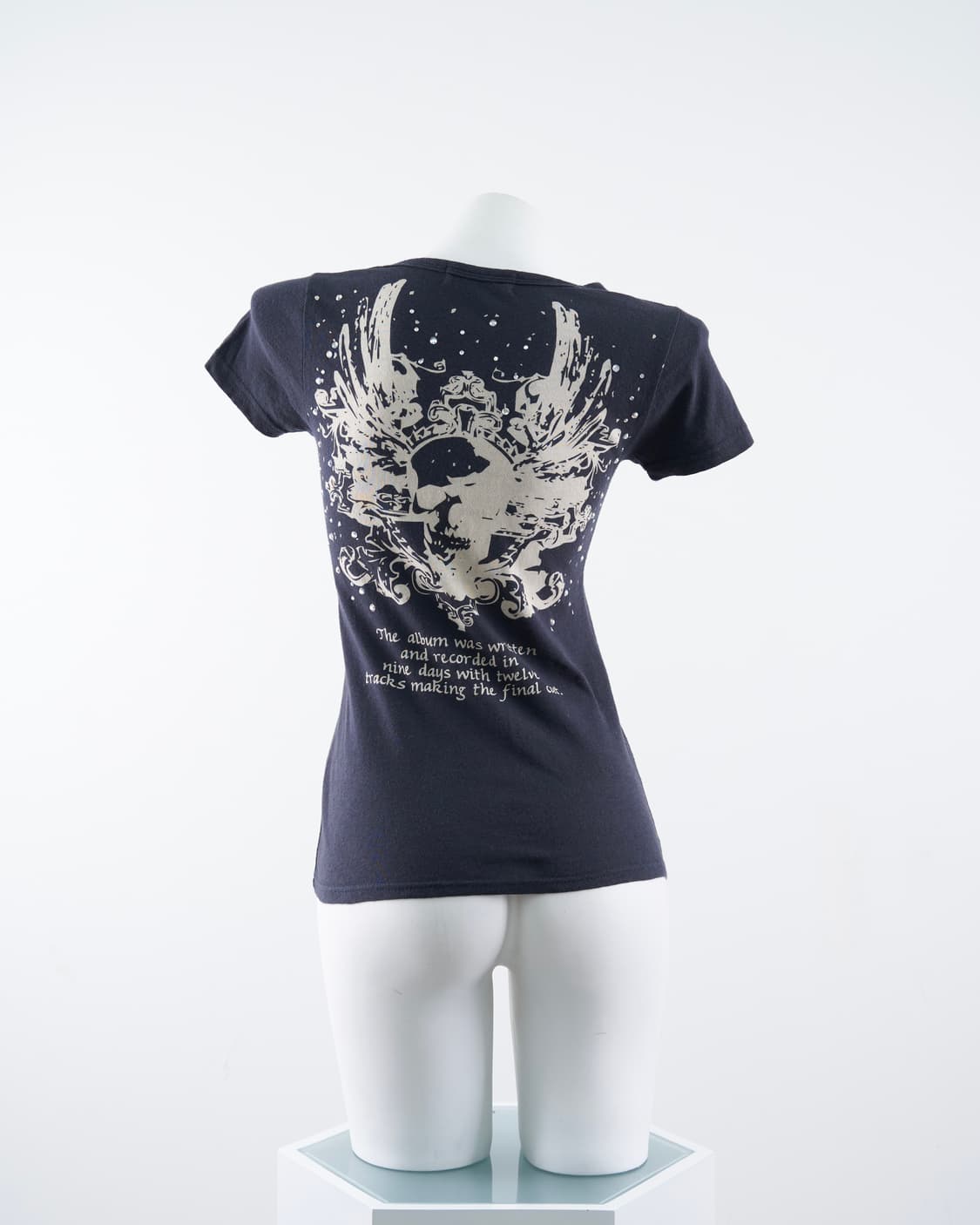 d.i.a Y2k 스컬 윙 백 프린팅 반팔 티셔츠 상품이미지2