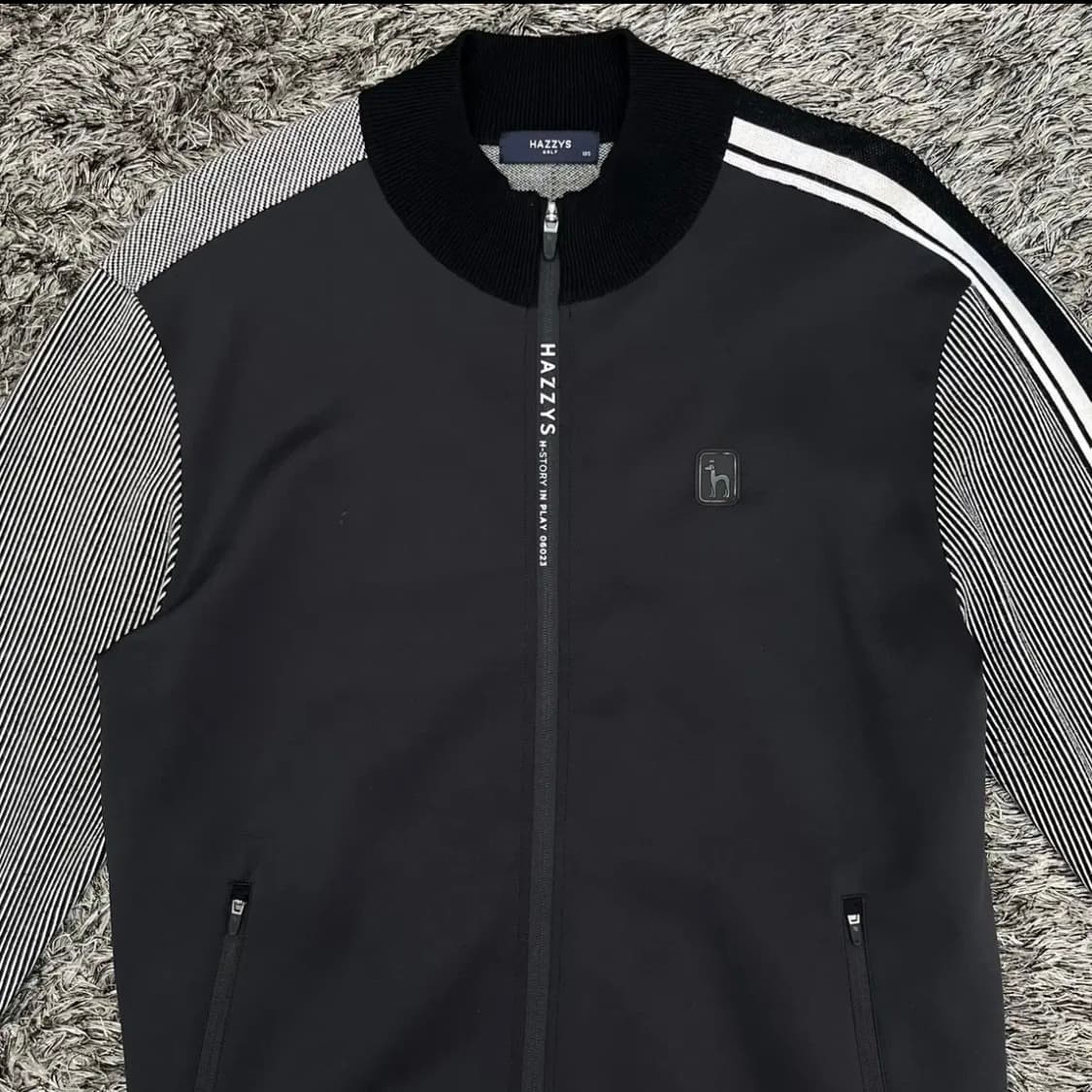 헤지스골프 남성 배색 집업 자켓 (105) 상품이미지2